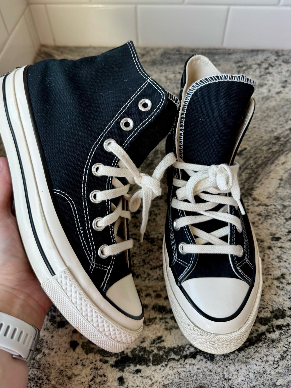 Converse Chuck 70 Vintage High Top Black. Women’s 8. EUC